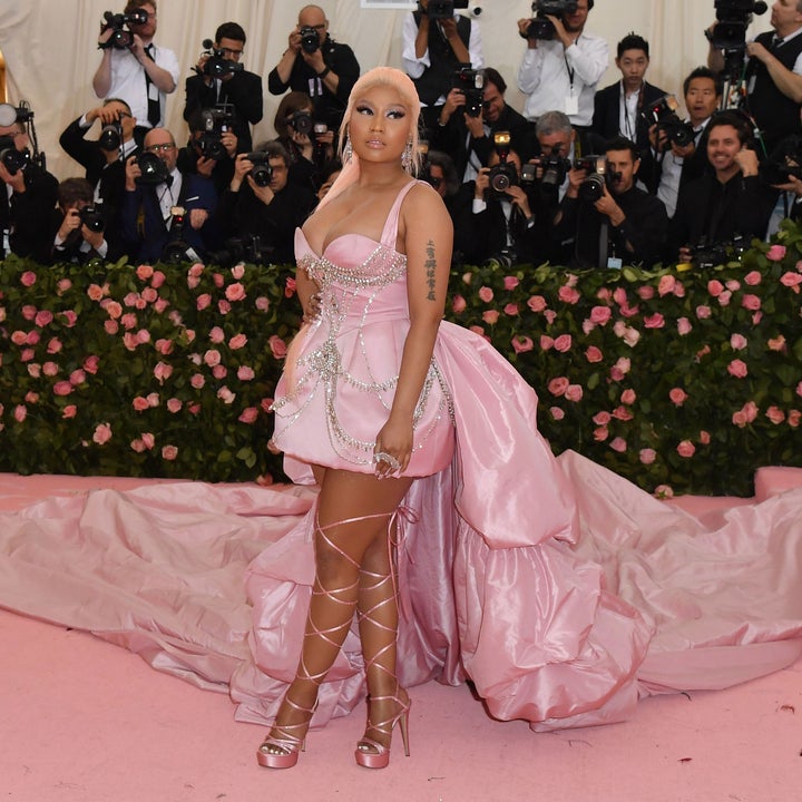 nicki minaj met gala 2022 dress designer Baseball Cap and a Gown? Nicki Minaj Shows Us How at the 2022 Met Gala