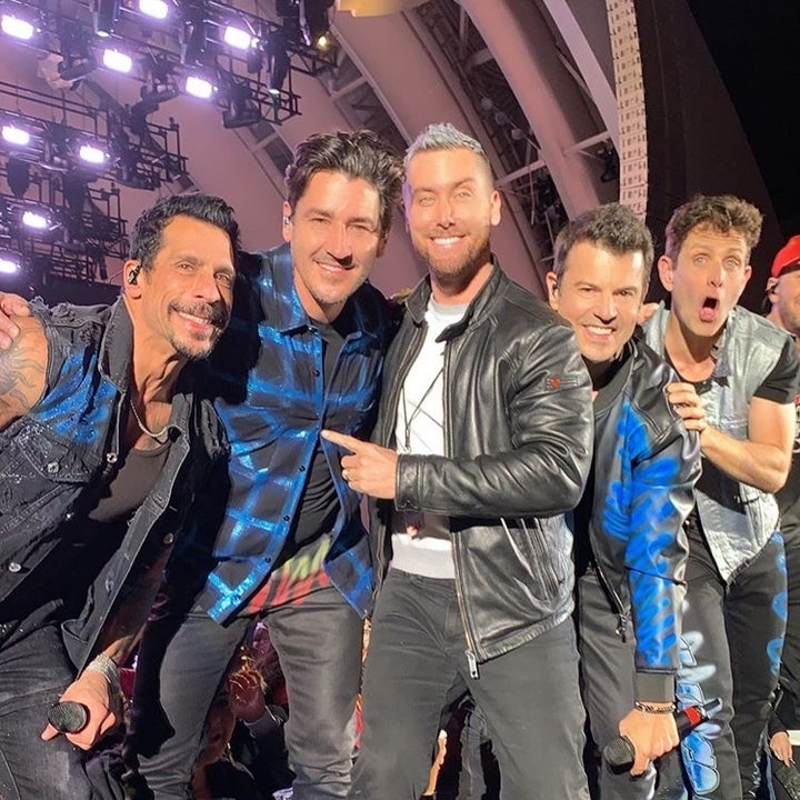 NEWS: NKOTB Pull Lance Bass on Stage, Urge *NSYNC to Reunite Without Justin Timberlake at Star-Studded Hollywood Gig