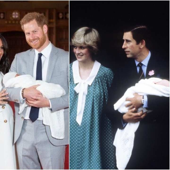 How Meghan Markle & Prince Harry's Debut of Son Archie Compares to Other Royal Baby Introductions: Pics!