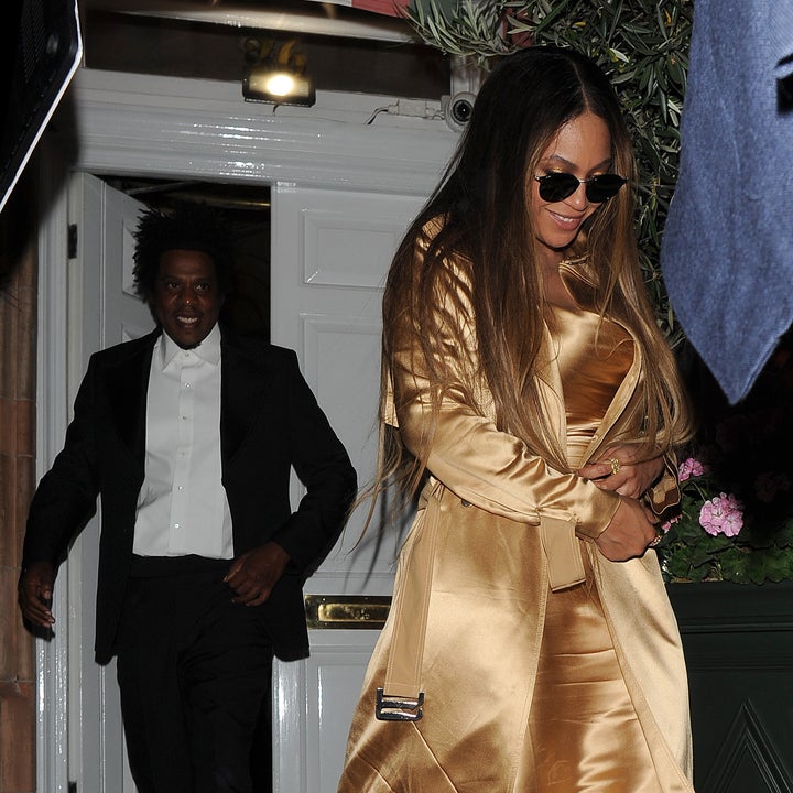 Beyonce Steps Out in All Gold Outfit for 'Lion King' After-Party