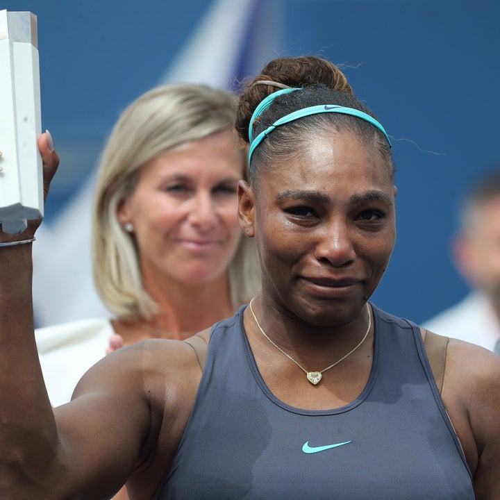 Serena Williams Breaks Down in Tears After Retiring From Rogers Cup Final Match Due to Injury