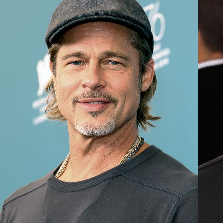 Brad Pitt Makes a Surprise Appearance at Kanye West's Sunday Service