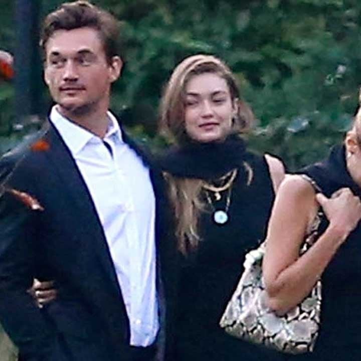 Tyler Cameron Supports Gigi Hadid at Her Grandmother's Funeral