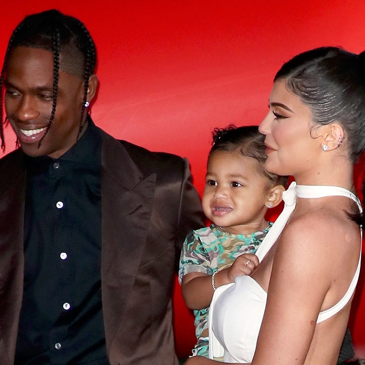 Kylie Jenner's Daughter Stormi Chats Away as She Crashes Dad Travis Scott's Instagram Live