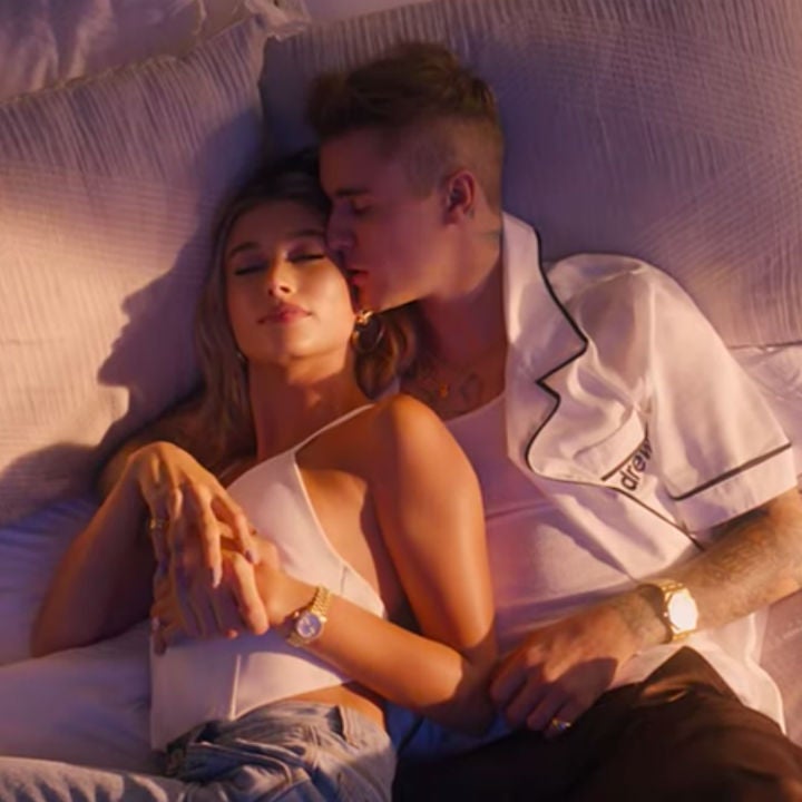 Justin and Hailey Bieber Cuddle in Bed in Dan + Shay's New '10,000 Hours' Music Video