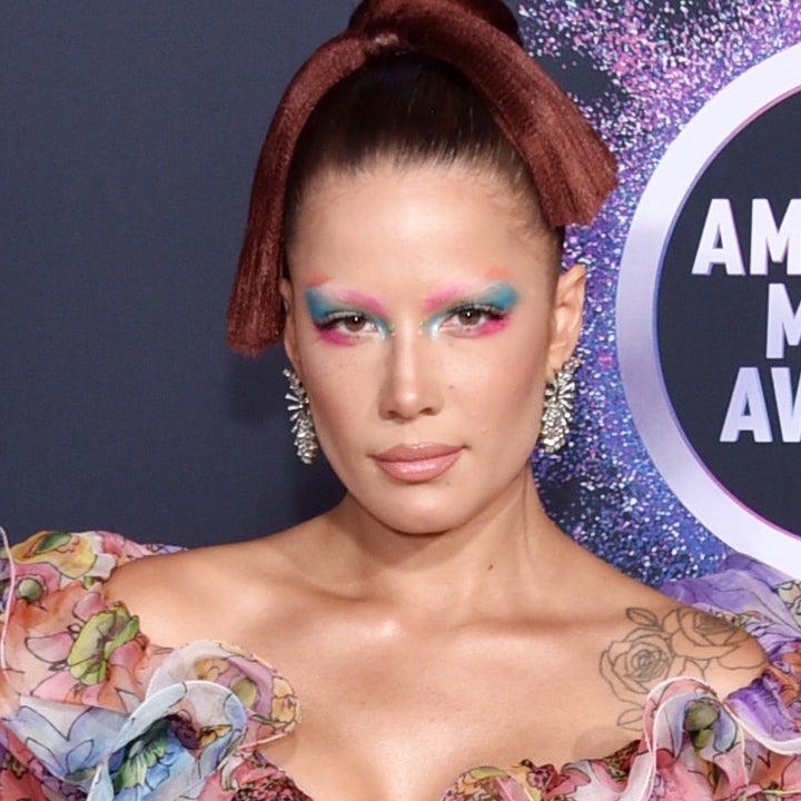 Halsey Rocks Bleached Brows and Colorful Makeup at 2019 American Music Awards