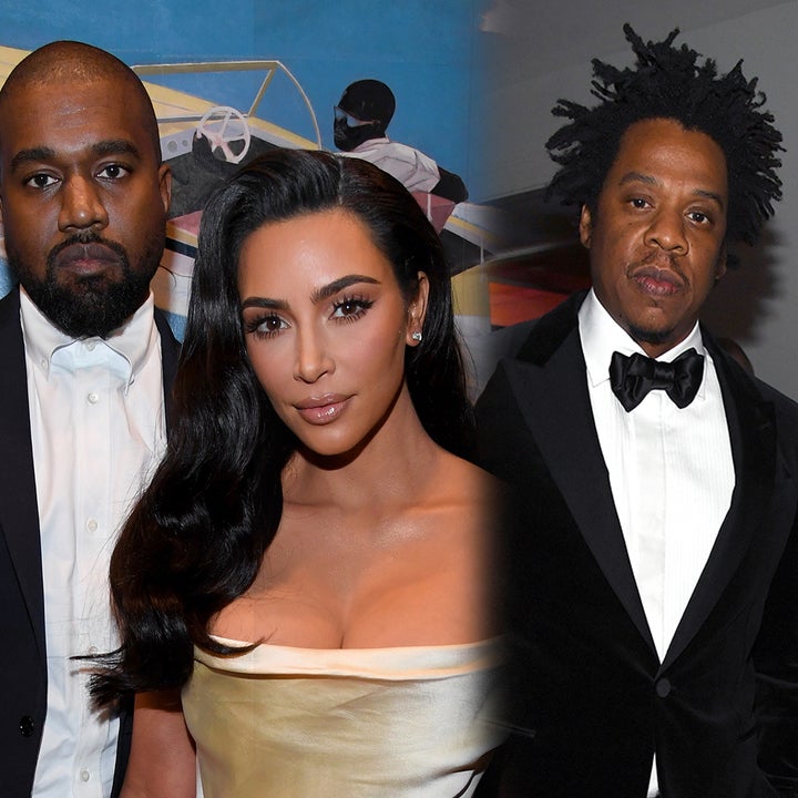 Kim Kardashian and Kanye West Reunite With Beyonce and JAY-Z at Diddy's 50th Birthday Party