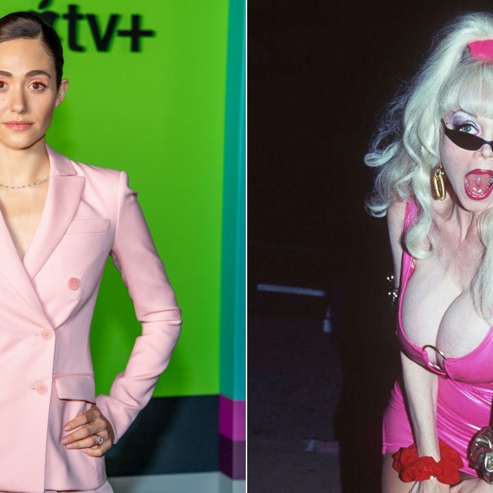 Emmy Rossum Is Unrecognizable in First Photo of Her as L.A. Billboard Diva Angelyne