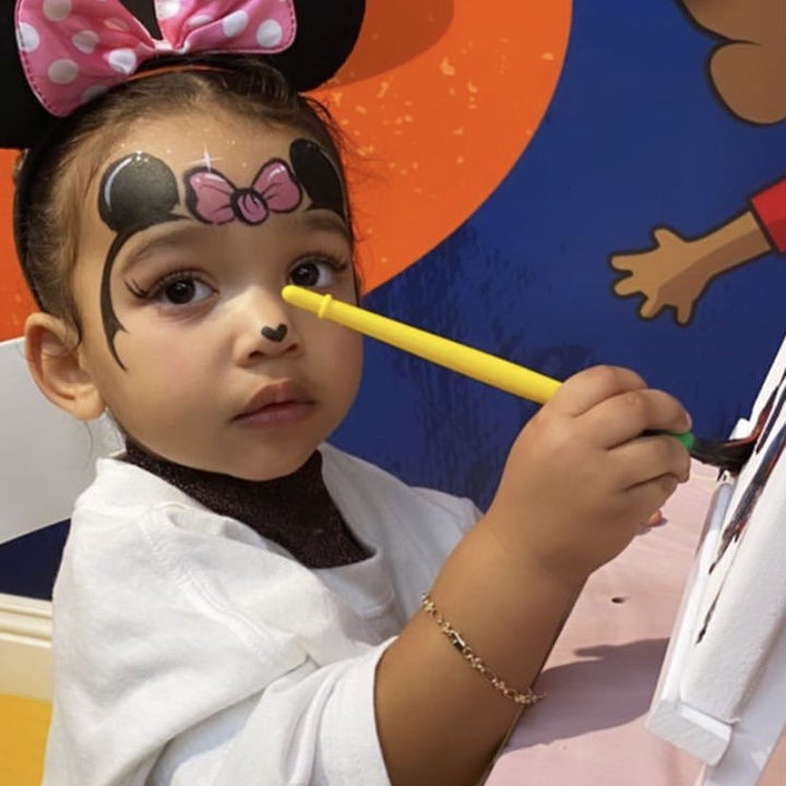 Minnie Mouse Face Paint