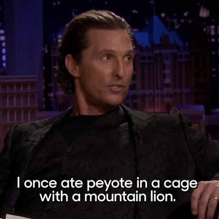 Matthew McConaughey Once Did Peyote With a Mountain Lion (Exclusive)