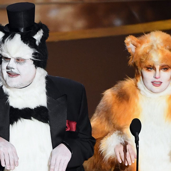 James Corden and Rebel Wilson Poke Fun at 'Cats' During 2020 Oscars