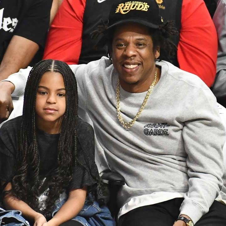 JAY Z and Blue Ivy Have Father-Daughter Date at Lakers Game