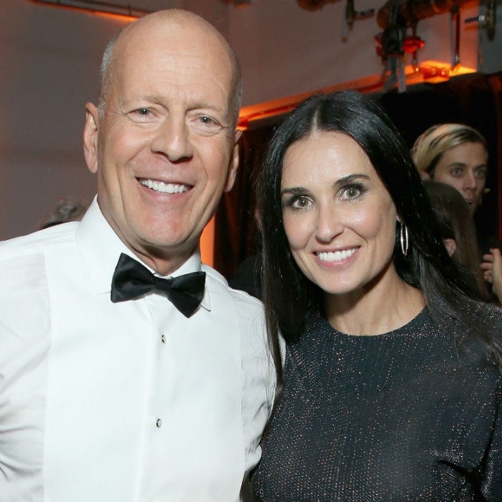 Exes Bruce Willis and Demi Moore Quarantine in Matching Pajamas With Their Kids