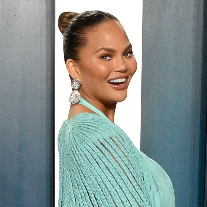 Chrissy Teigen Shares ‘Thirst Trap’ Swimsuit Photo of Herself and Her New Dog Petey