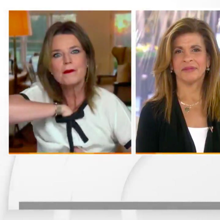 Savannah Guthrie Drops Mic Down Her Shirt on 'Today' Show in Funny Live TV Moment