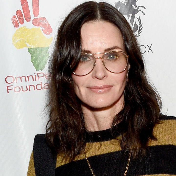 Courteney Cox Does Slow-Motion Bikini Dive on Her 56th Birthday