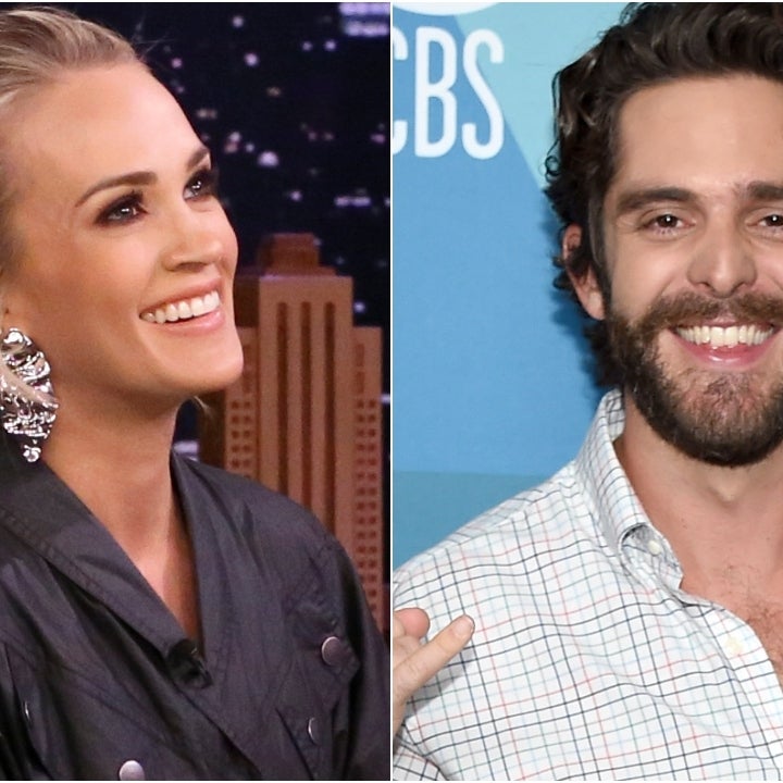 Carrie Underwood & Thomas Rhett React to Historic ACM Tie 