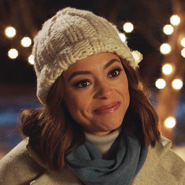 First Look at Amber Stevens West in Lifetime's 'Christmas Unwrapped'