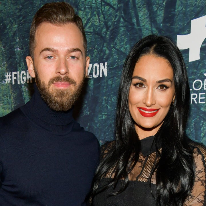 Nikki Bella & Artem Chigvintsev Have 1st Family Holiday Shoot With Son