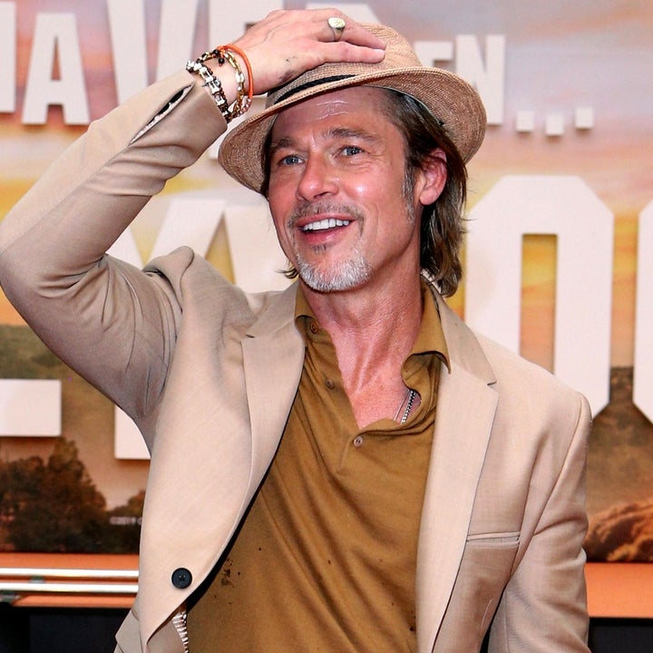 Brad Pitt Shows Off His Tattoos While Snorkeling With Rocker Flea