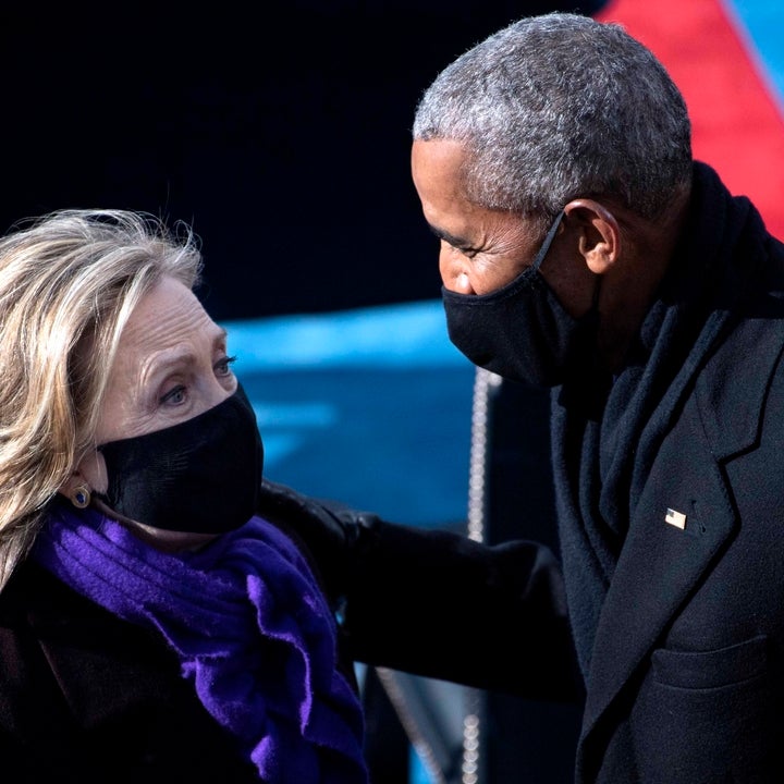 Hillary Clinton, Obamas and More Arrive at Joe Biden's Inauguration