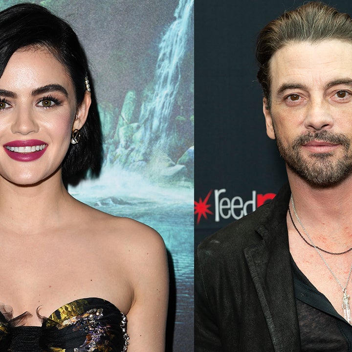 Lucy Hale and Skeet Ulrich Spotted Kissing During Lunch Date
