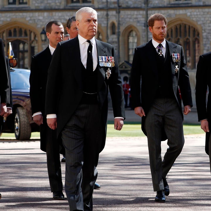 Prince Harry and Prince William Attend Prince Philip's Funeral