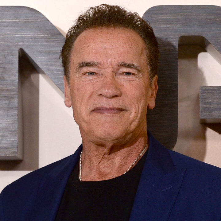 Arnold Schwarzenegger & Son Joseph Baena Take Selfie After the Gym