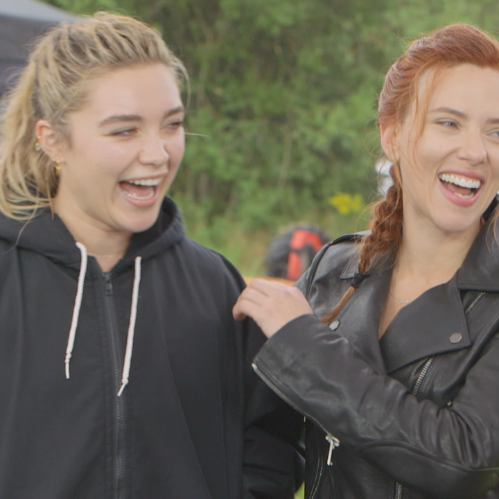 On Set of 'Black Widow' With Scarlett Johansson and Florence Pugh