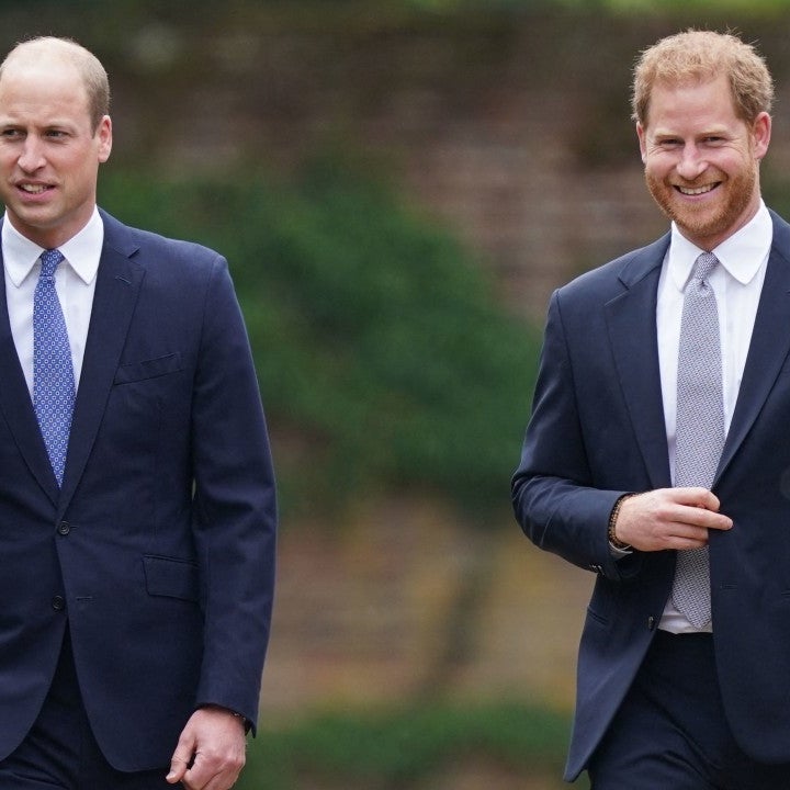 Prince Harry & Prince William Reunite to Unveil Princess Diana Statue