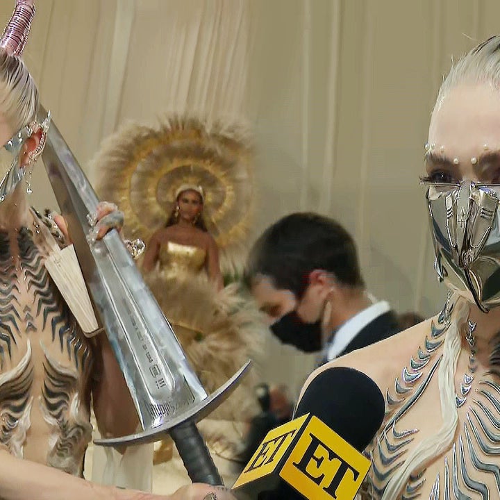 Grimes Reveals Her Met Gala Sword Is Made Out of Fermented Guns 