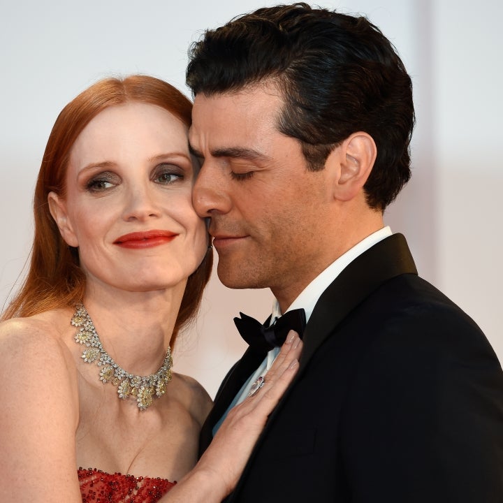 Jessica Chastain Responds to Video of Oscar Isaac Kissing Her Arm