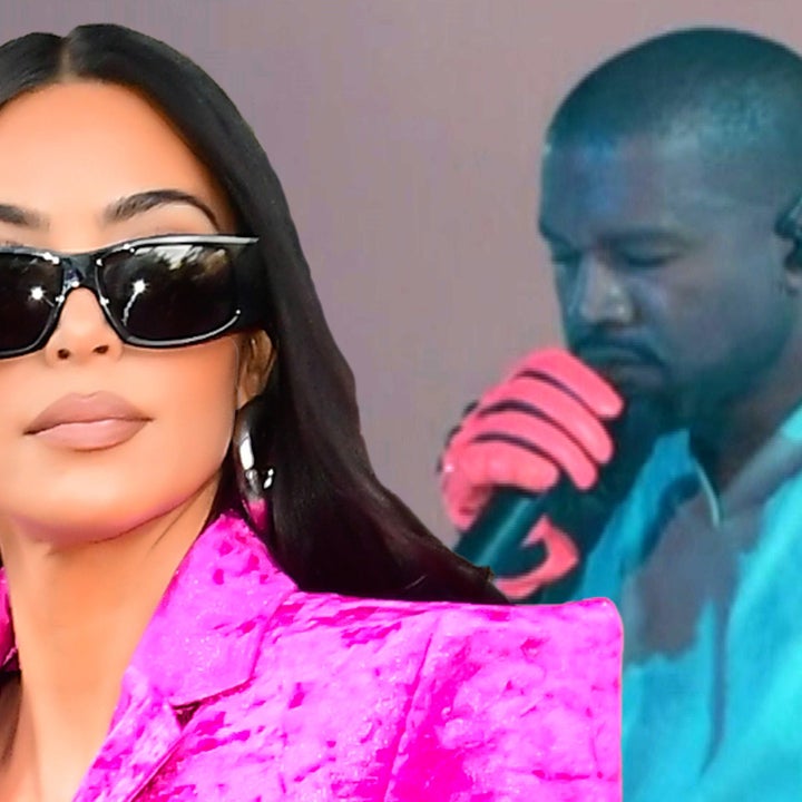 Kanye West Plays Kim Kardashian's 'SNL' Monologue at 'Donda 2' Event