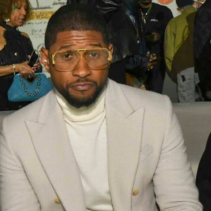 Usher Jokes His 13-Year-Old Son Was Trying to Act Cool at Fashion Show