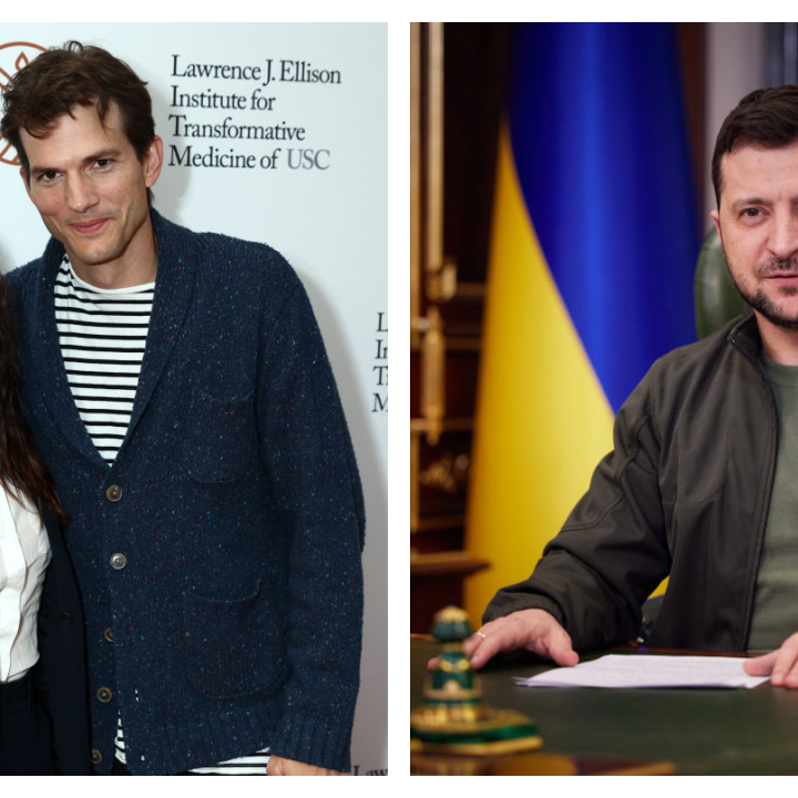 Mila Kunis, Ashton Kutcher Get Call from Ukrainian President Zelenskyy