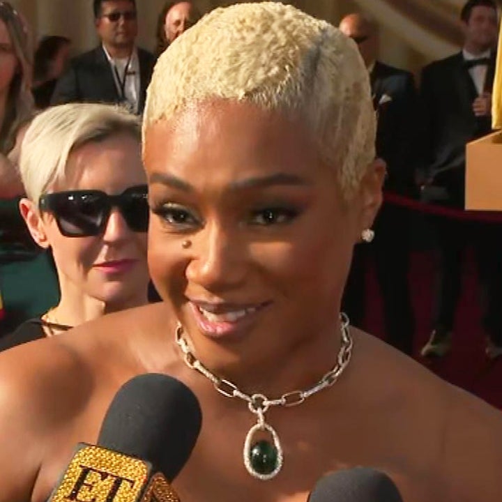 Tiffany Haddish Pull Out Her Foreign Language Skills on the Oscars Red Carpet (Exclusive)