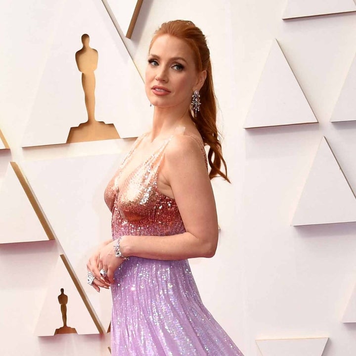 Oscars Red Carpet Arrivals: Jessica Chastain, Bradley Cooper and More