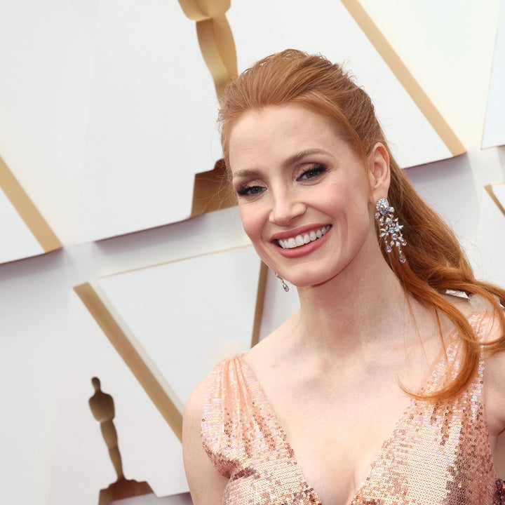 Jessica Chastain Says Sparkly Oscars Dress 'Felt Like Me' (Exclusive)