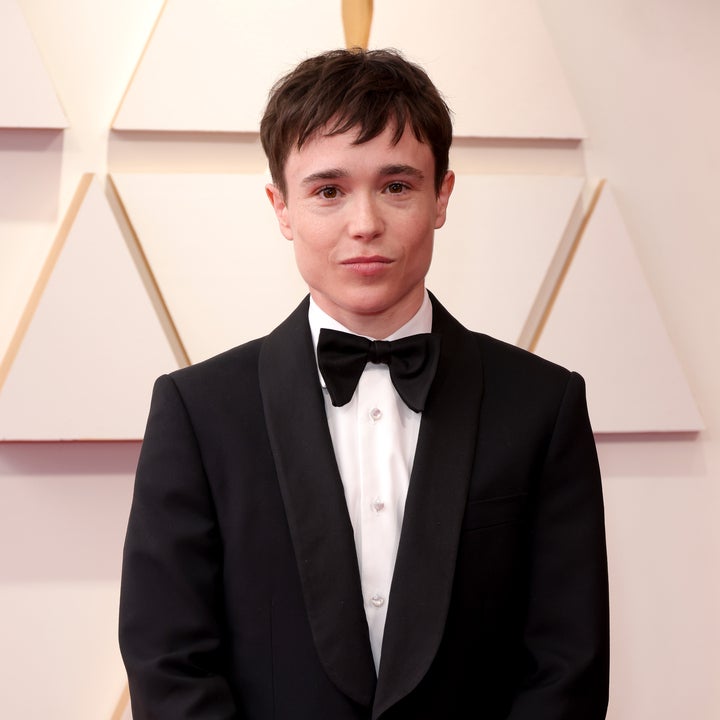 Elliot Page Looks Dapper as Ever on Oscars Red Carpet
