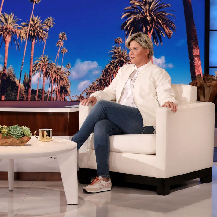 Amy Schumer Dresses as Ellen DeGeneres, Jokes She's Taking Over Show