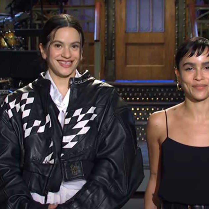 Zoë Kravitz, Rosalía Joke About Ditching a Double Date in 'SNL' Promo