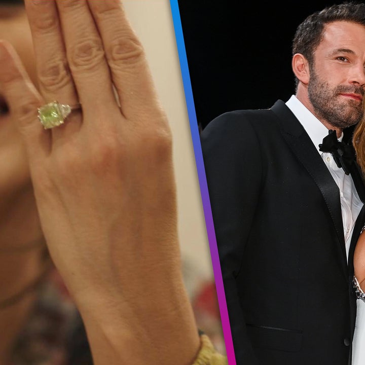 Jennifer Lopez Flashes Engagement Ring For The Camera