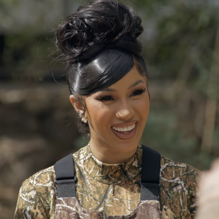 Cardi B Learns How to Survive in the Wild and Purify Water Using Socks