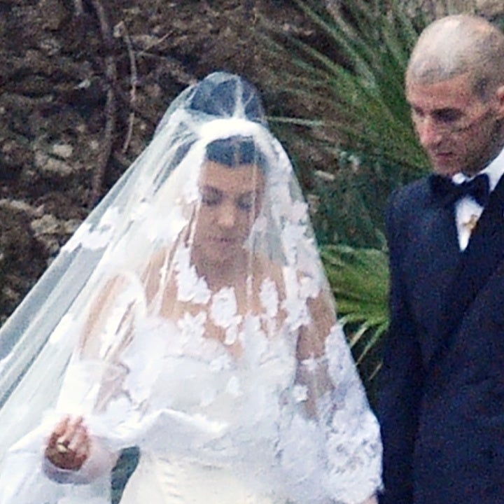See Every Outfit Kourtney Kardashian Wore for Her Wedding Weekend in Italy  | Entertainment Tonight