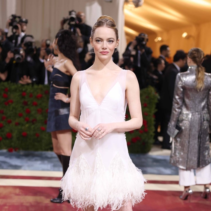 Emma Stone's 2022 Met Gala Dress Is Recycled From Her Wedding Weekend
