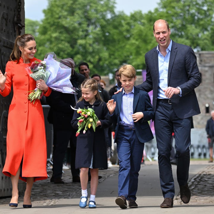 Prince William, Kate Middleton Bring Kids for Cardiff Castle Visit