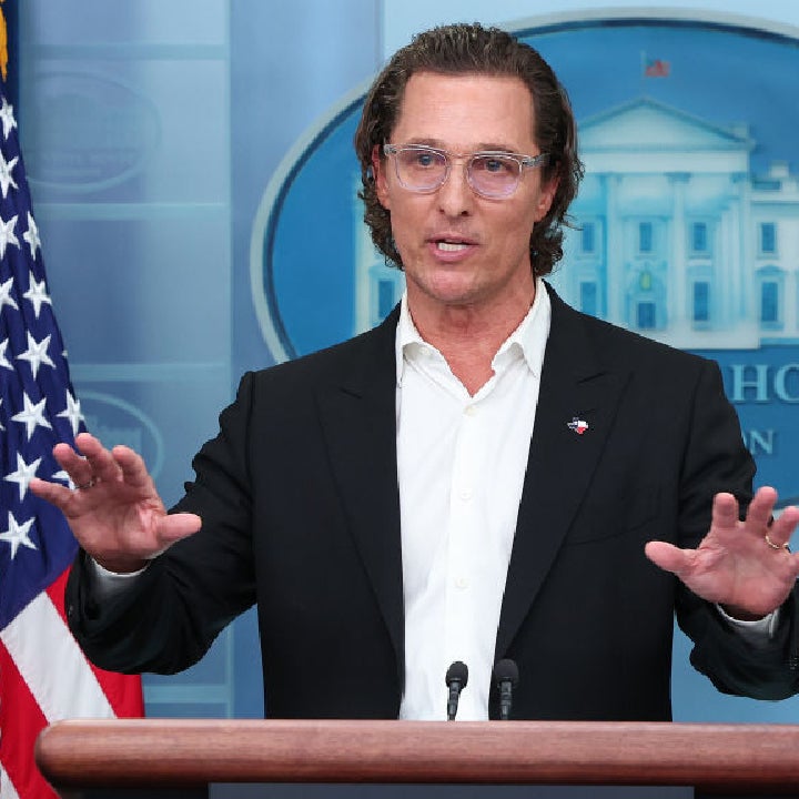 Matthew McConaughey Fights Back Tears While Speaking at White House