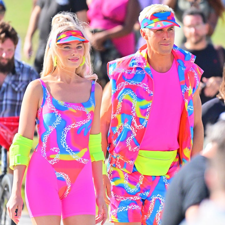 Margot Robbie and Ryan Gosling Channel '80s Neon Barbie and Ken