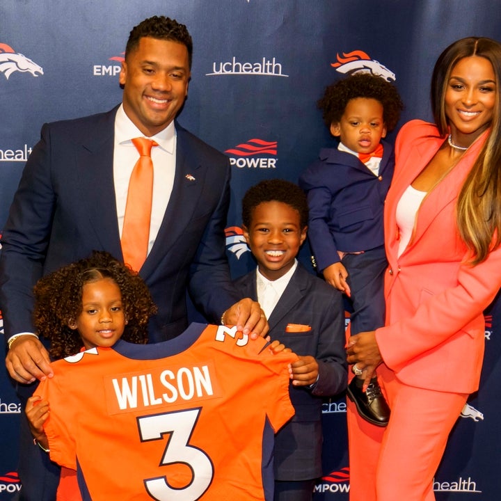 Ciara and Kids Support Russell Wilson During Denver Broncos Intro