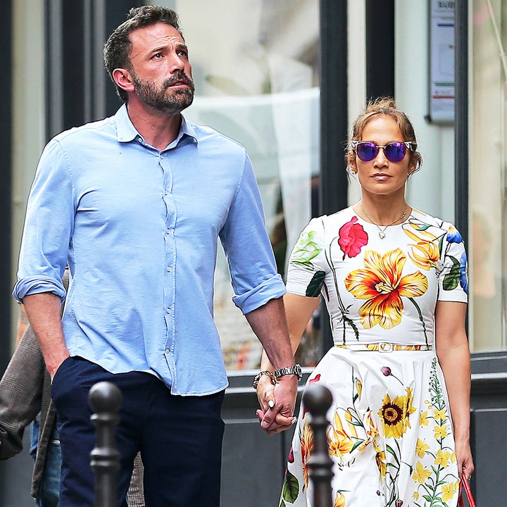 Jennifer Lopez and Ben Affleck Kiss in Paris After Las Vegas Wedding